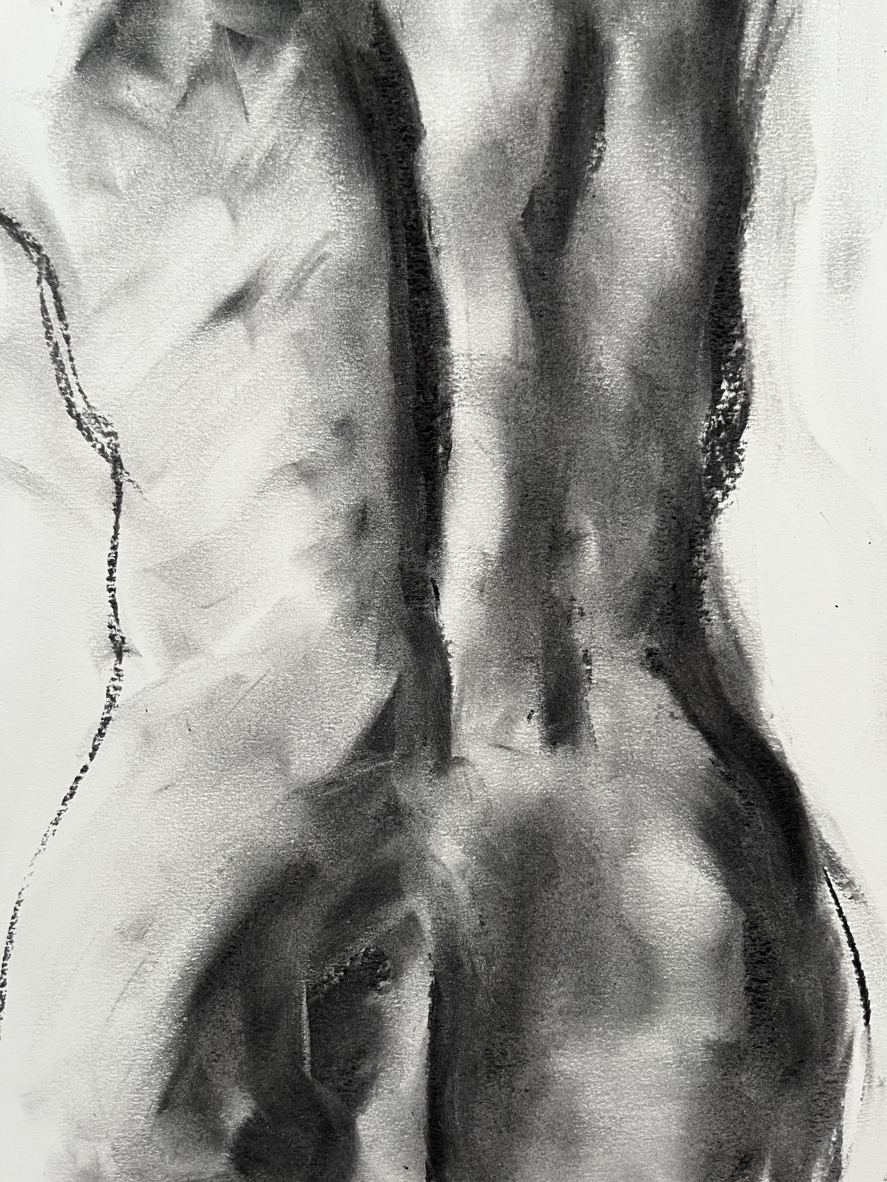 Symbol, Drawing, Charcoal on Paper For Sale 2