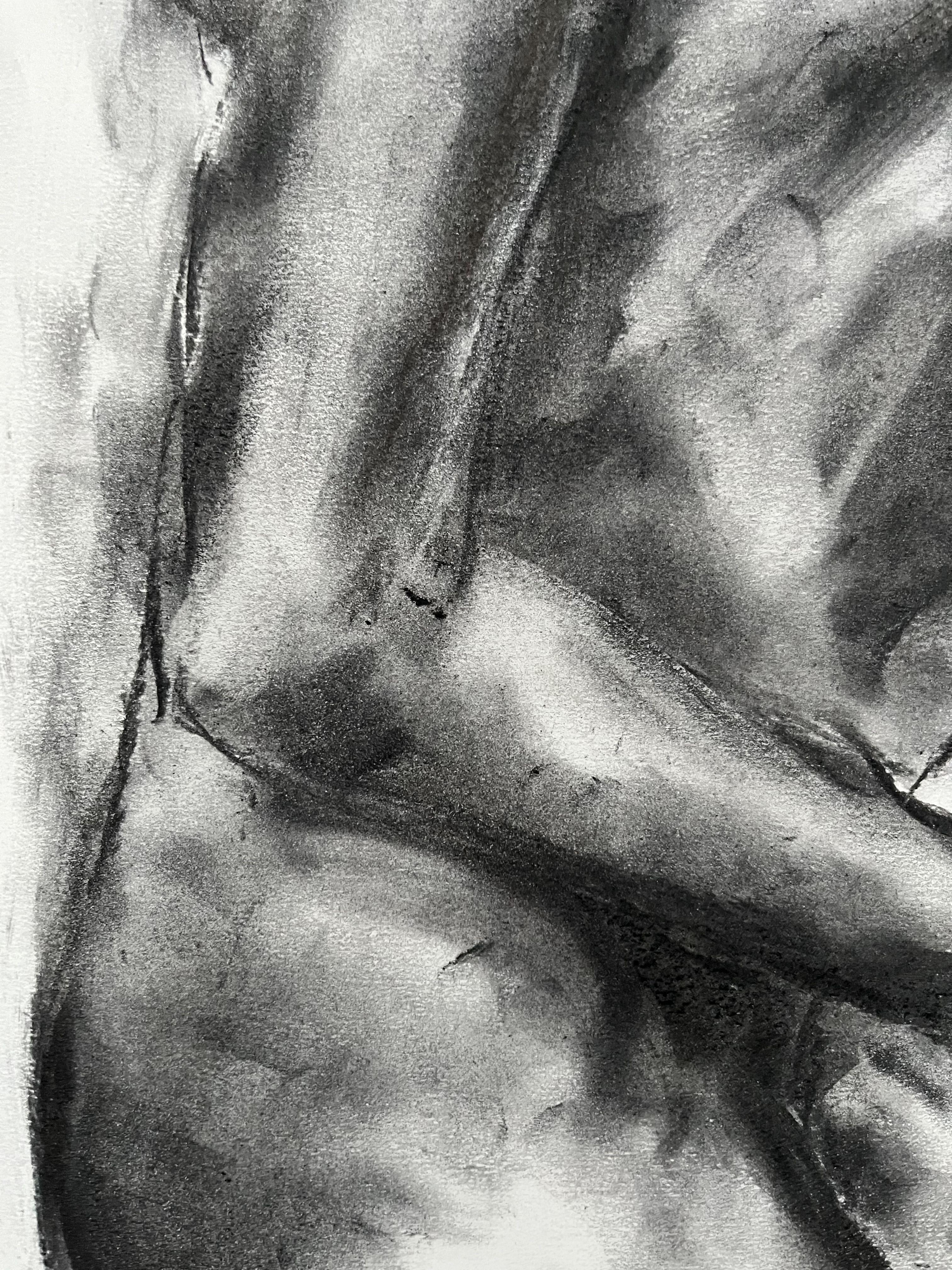Appearance, Drawing, Charcoal on Paper For Sale 2