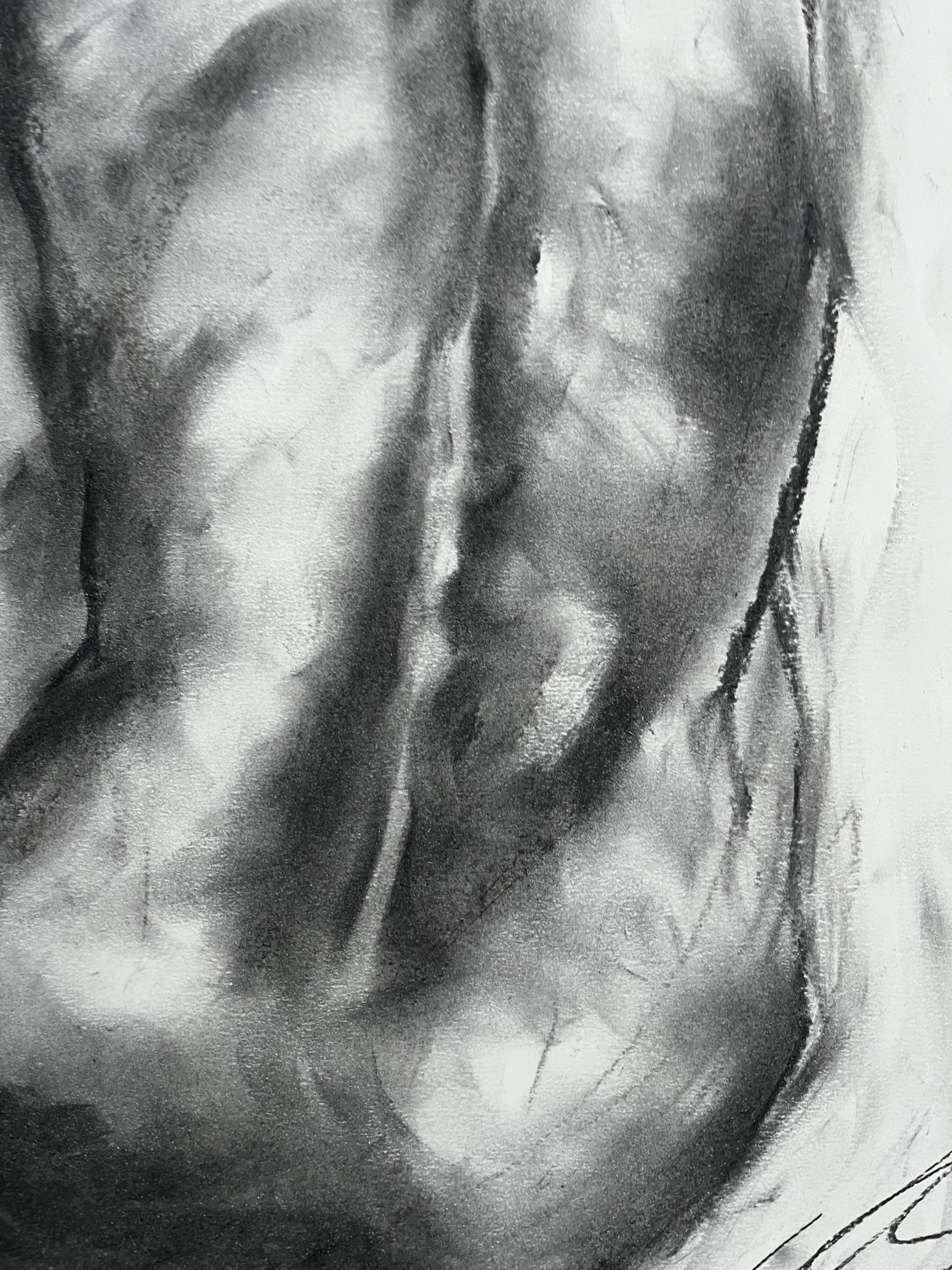 Changes, Drawing, Charcoal on Paper For Sale 2