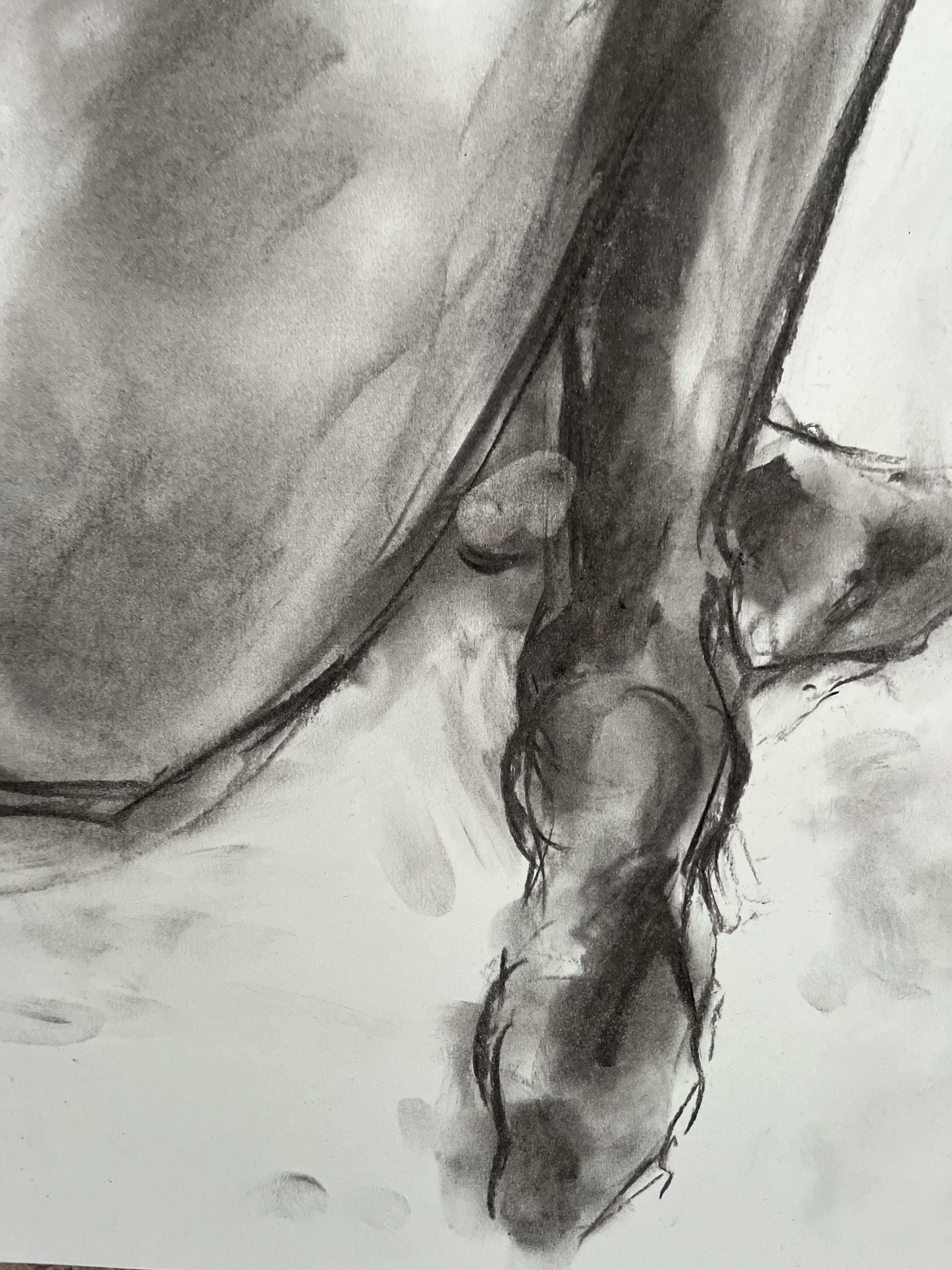 Chosen, Drawing, Charcoal on Paper For Sale 2