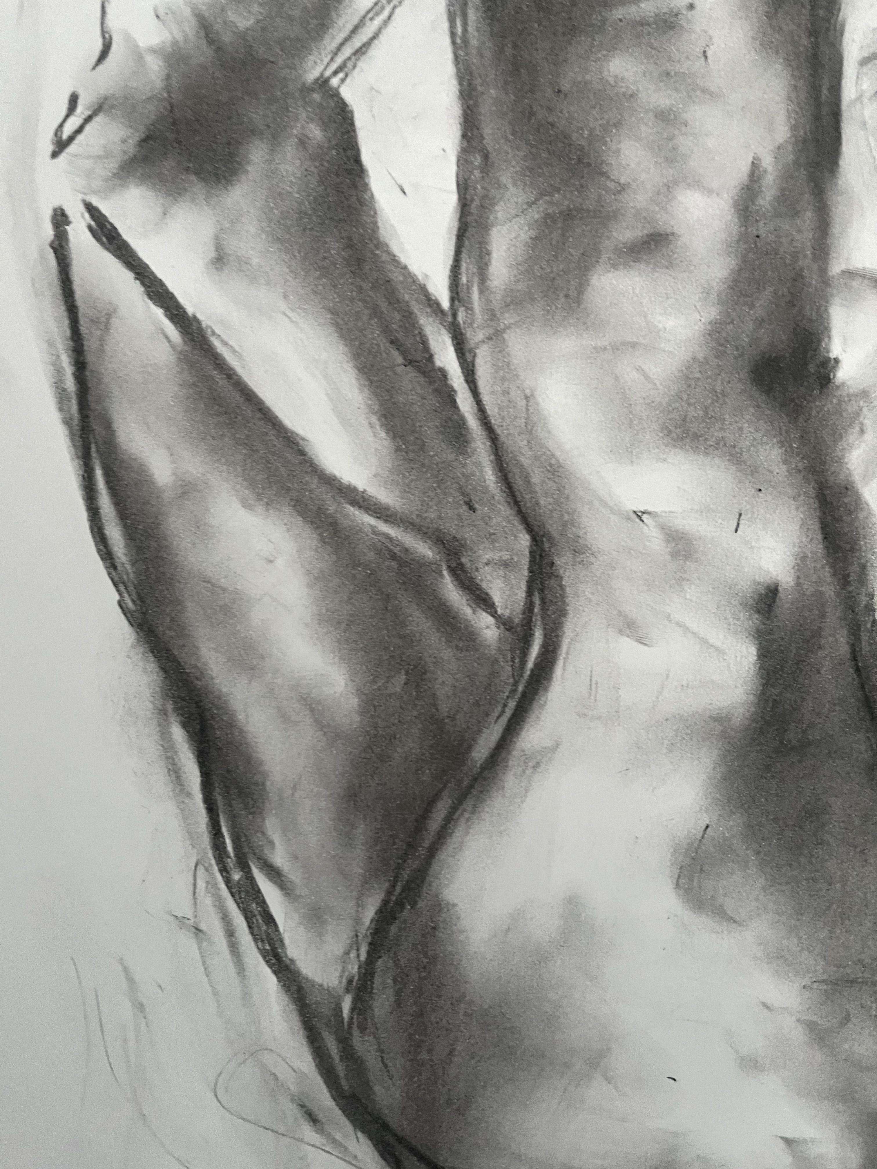 Identity, Drawing, Charcoal on Paper For Sale 1