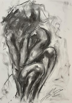 Relentless, Drawing, Charcoal on Paper