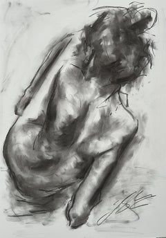 Forever, Drawing, Charcoal on Paper