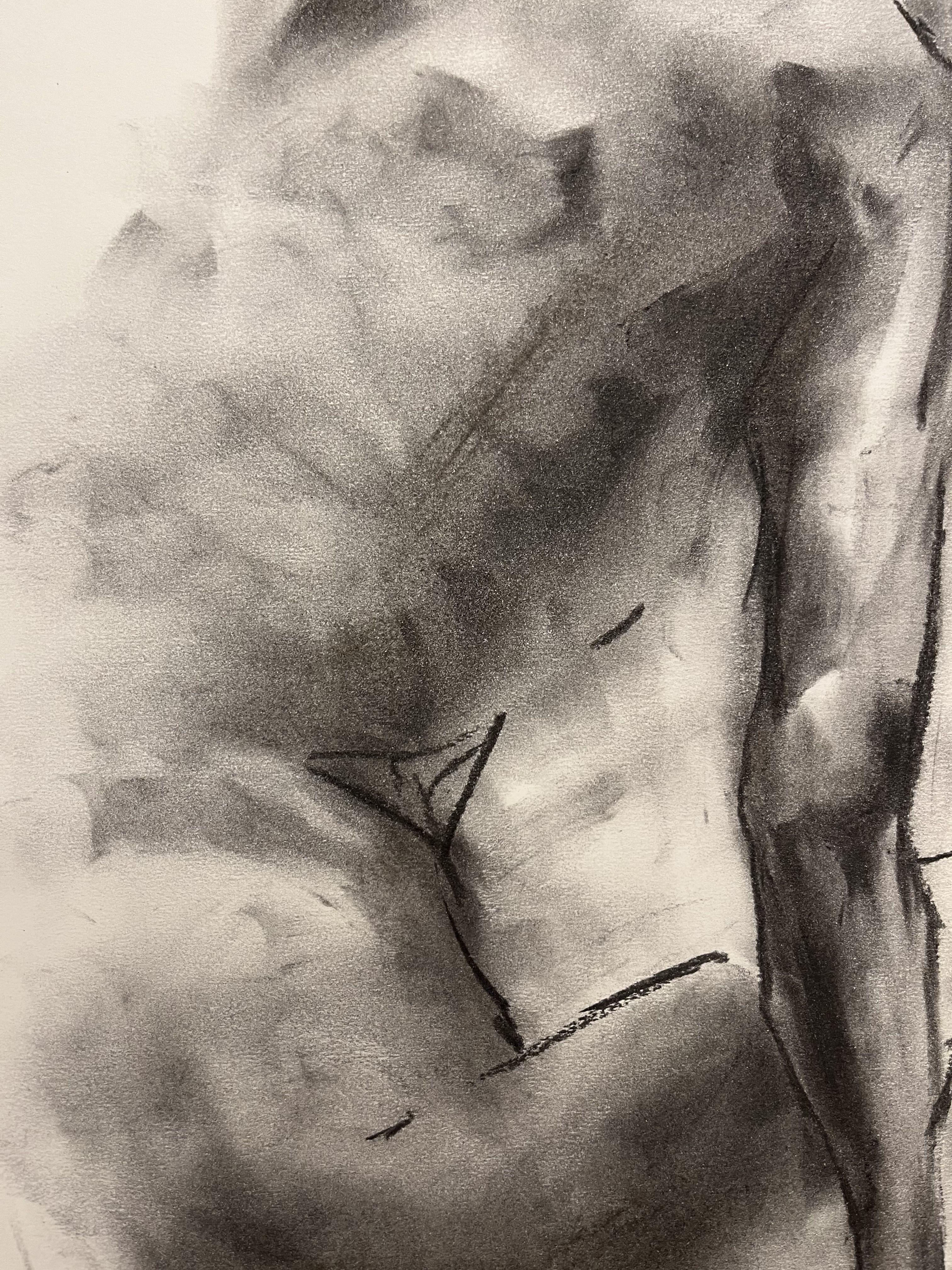 Original charcoal drawing on paper by James Shipton    In life we do not always see what is in front of us. We use our mind to create the full picture. I have attempted to capture this in â€œPerceiveâ€
