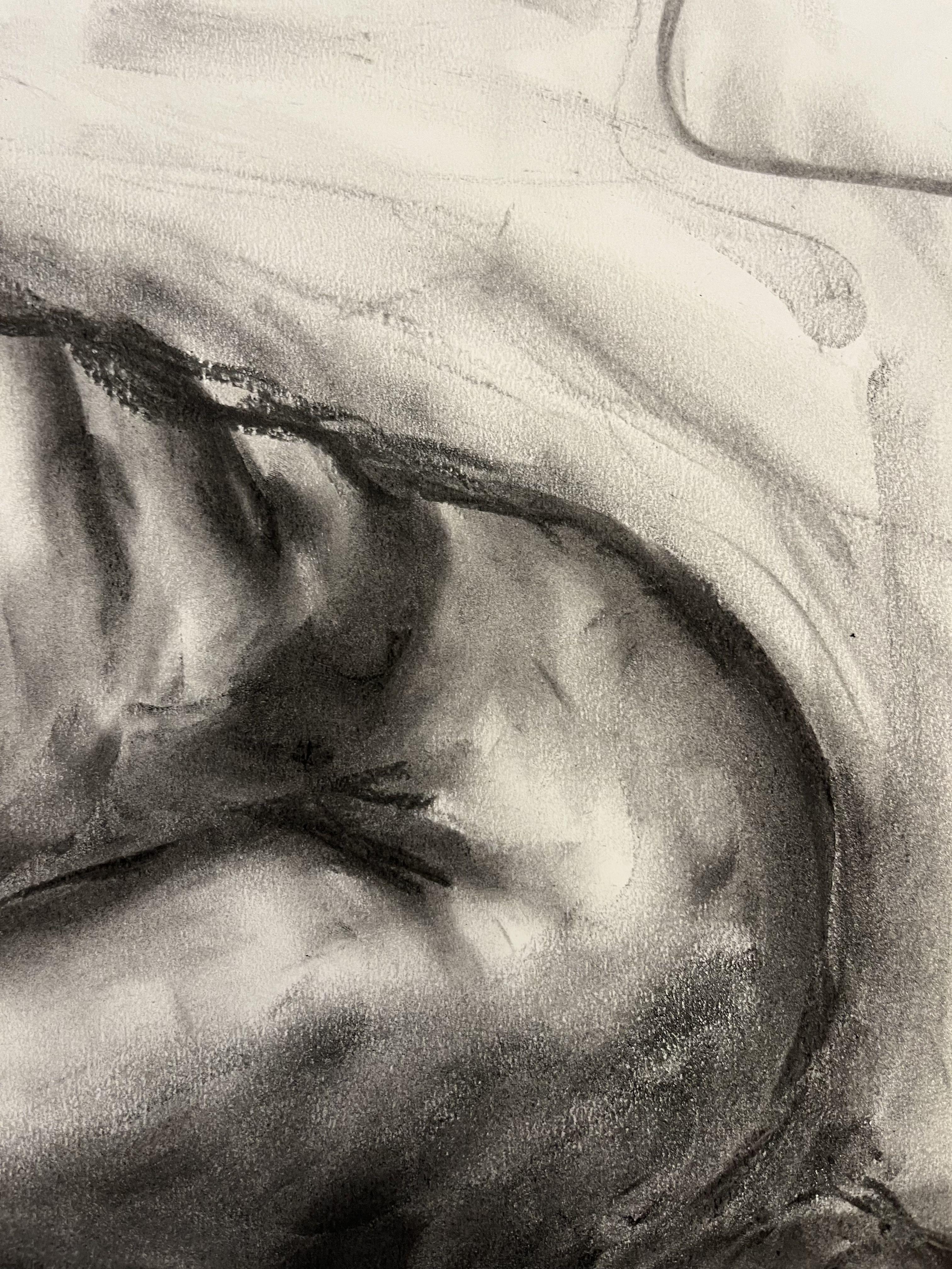 Knowledge, Drawing, Charcoal on Paper For Sale 1