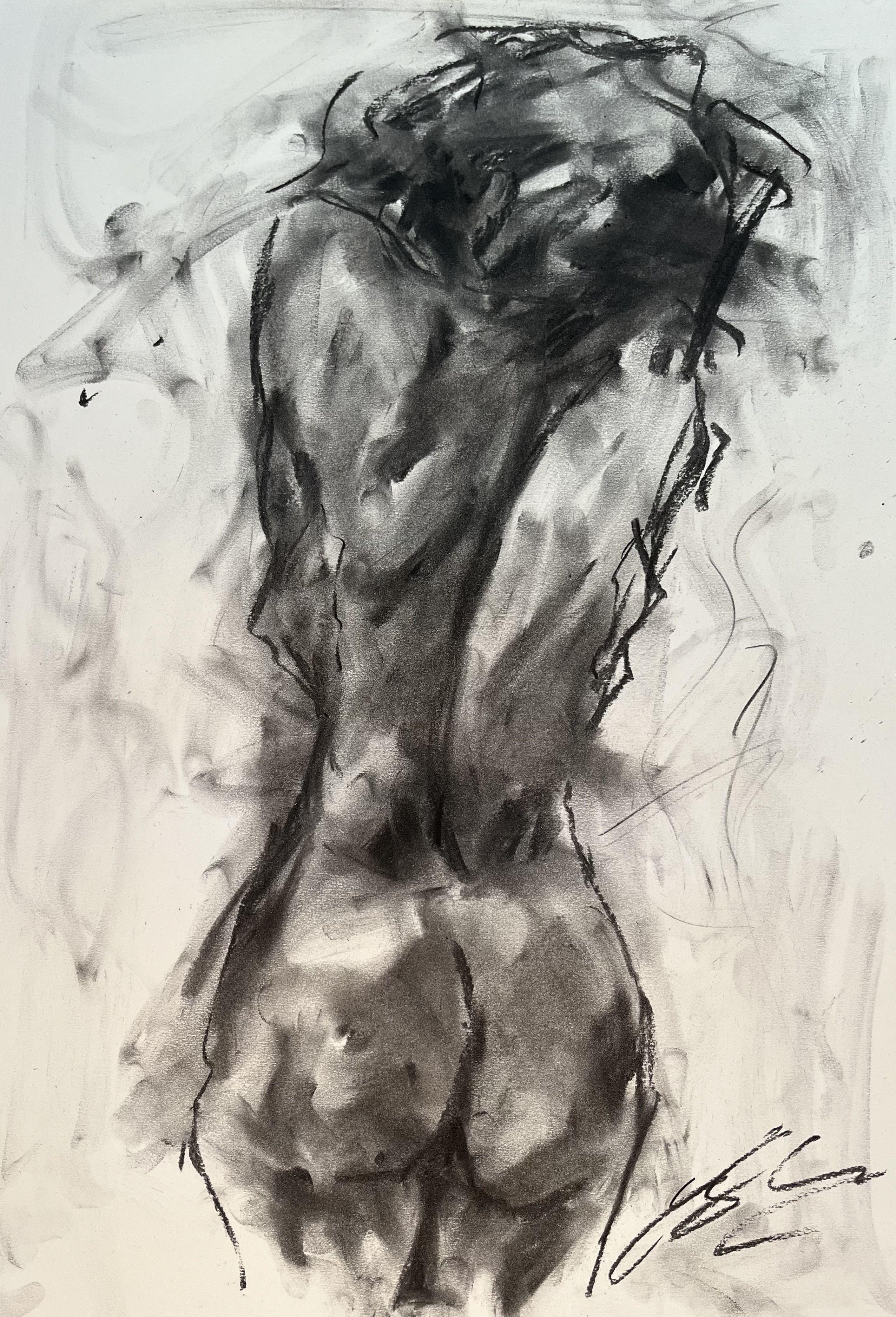 Unknown, Drawing, Charcoal on Paper - Art by James Shipton