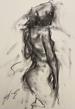 Observation, Drawing, Charcoal on Paper