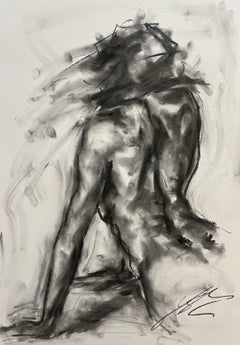 Accepted, Drawing, Charcoal on Paper