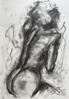 Abandon, Drawing, Charcoal on Paper