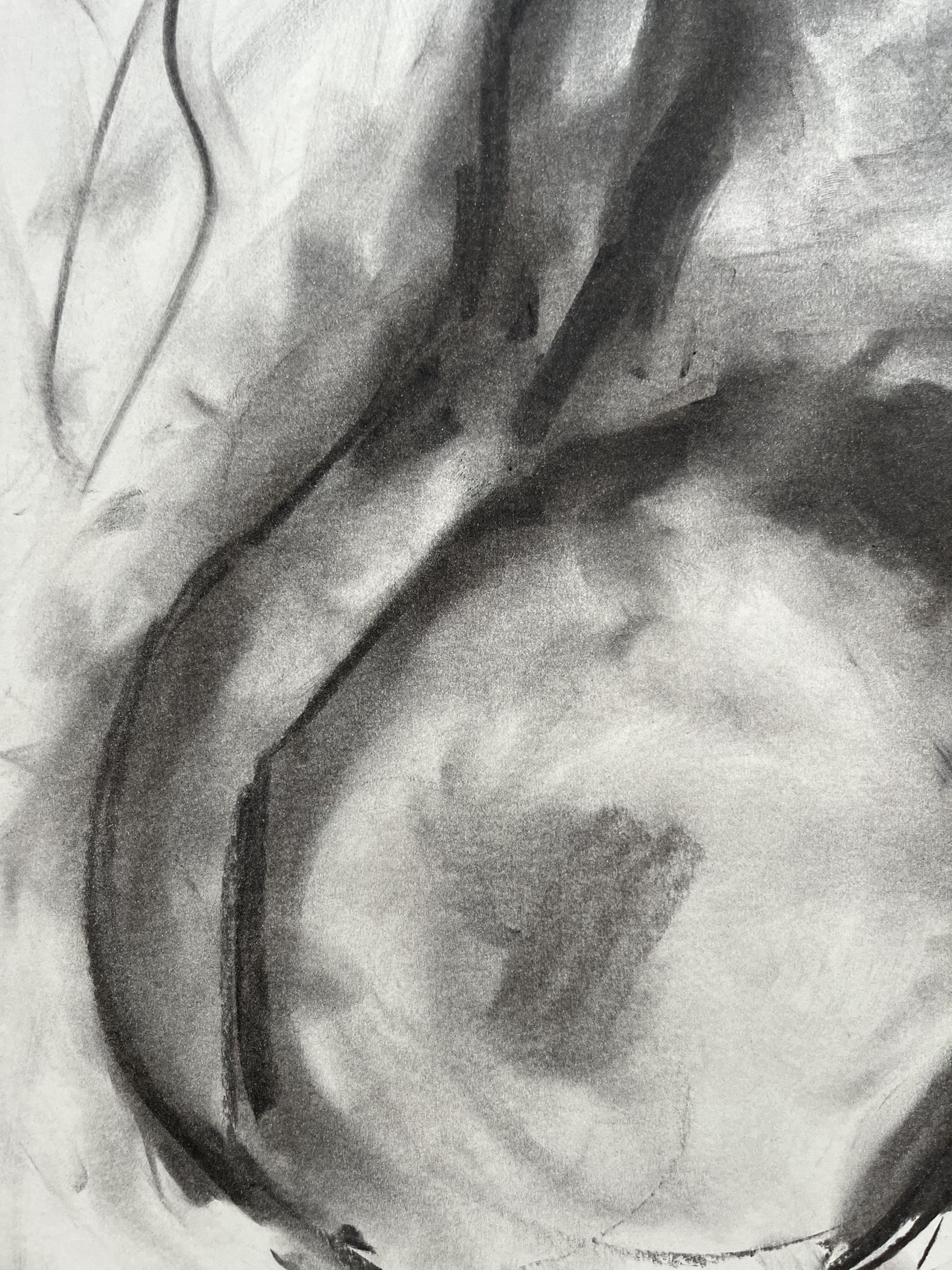 Abandon, Drawing, Charcoal on Paper For Sale 2