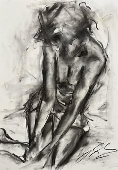 You, Drawing, Charcoal on Paper