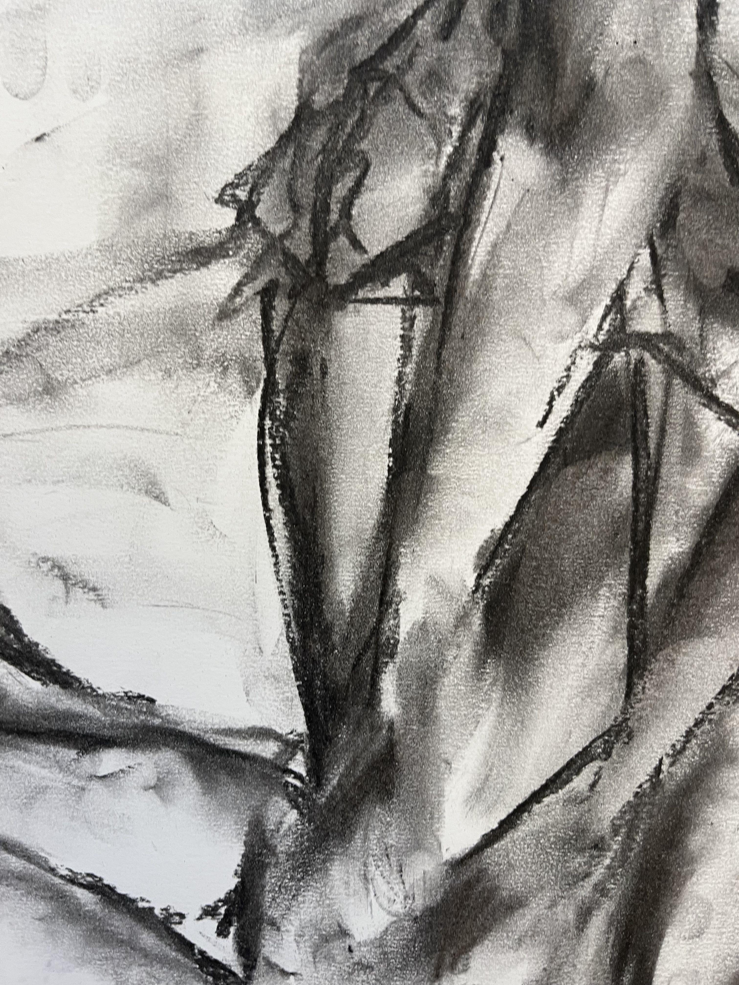 You, Drawing, Charcoal on Paper For Sale 2