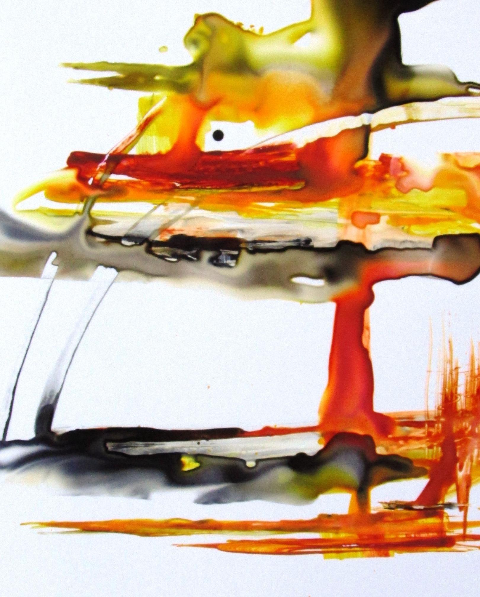 Rapsodia, Pintura, Acuarela sobre papel - Art de Jane Ferrari