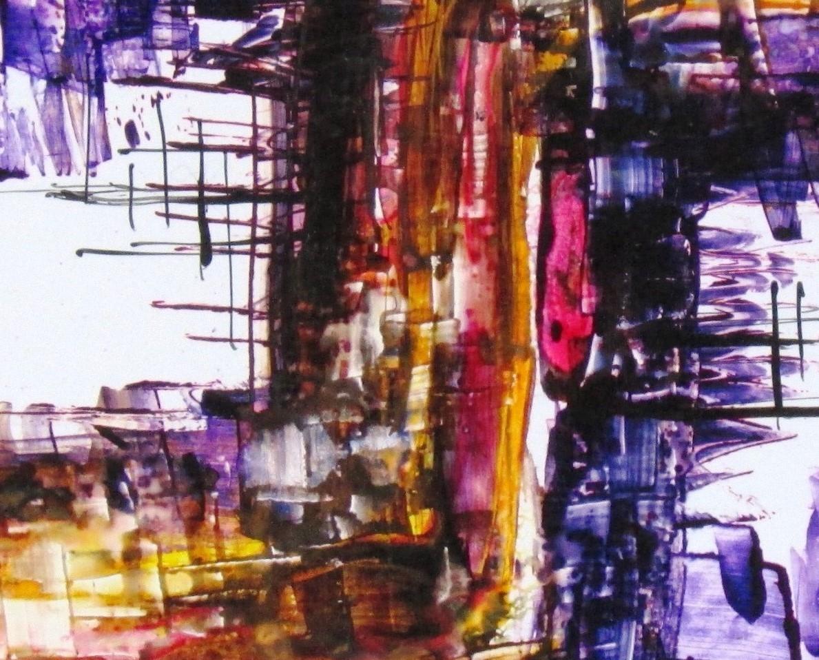 Sin sentido, Pintura, Acuarela sobre papel - Art Abstracto de Jane Ferrari