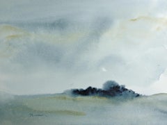 Blue Vision, Malerei, Aquarell auf Aquarellpapier