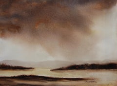 Breaking Storm, Malerei, Aquarell auf Aquarellpapier