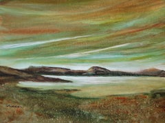 Solitude II, Gemälde, Aquarell auf Aquarellpapier