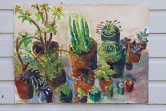 Cactus Garden, Painting, Watercolor on Paper