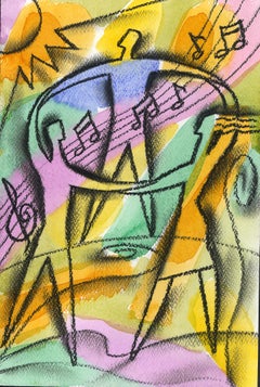 Amistad, Pintura, Acuarela sobre papel