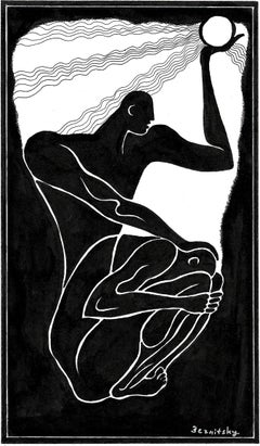 Curación de la Soledad y la Depresión, Dibujo, Pluma y Tinta sobre Papel