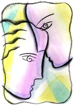 Amor, Pintura, Acuarela sobre papel