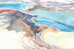 Doublette Pool, Painting, Watercolor on Watercolor Paper