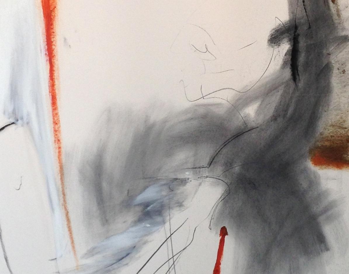 Rapture Me, Drawing, Charcoal on Paper - Art by Lisa Sanders
