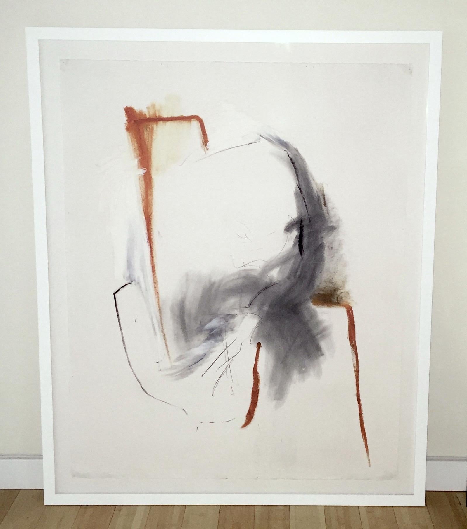 Rapture Me, Drawing, Charcoal on Paper - Abstract Art by Lisa Sanders