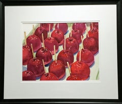 Candy Apples, Painting, Watercolor on Watercolor Paper