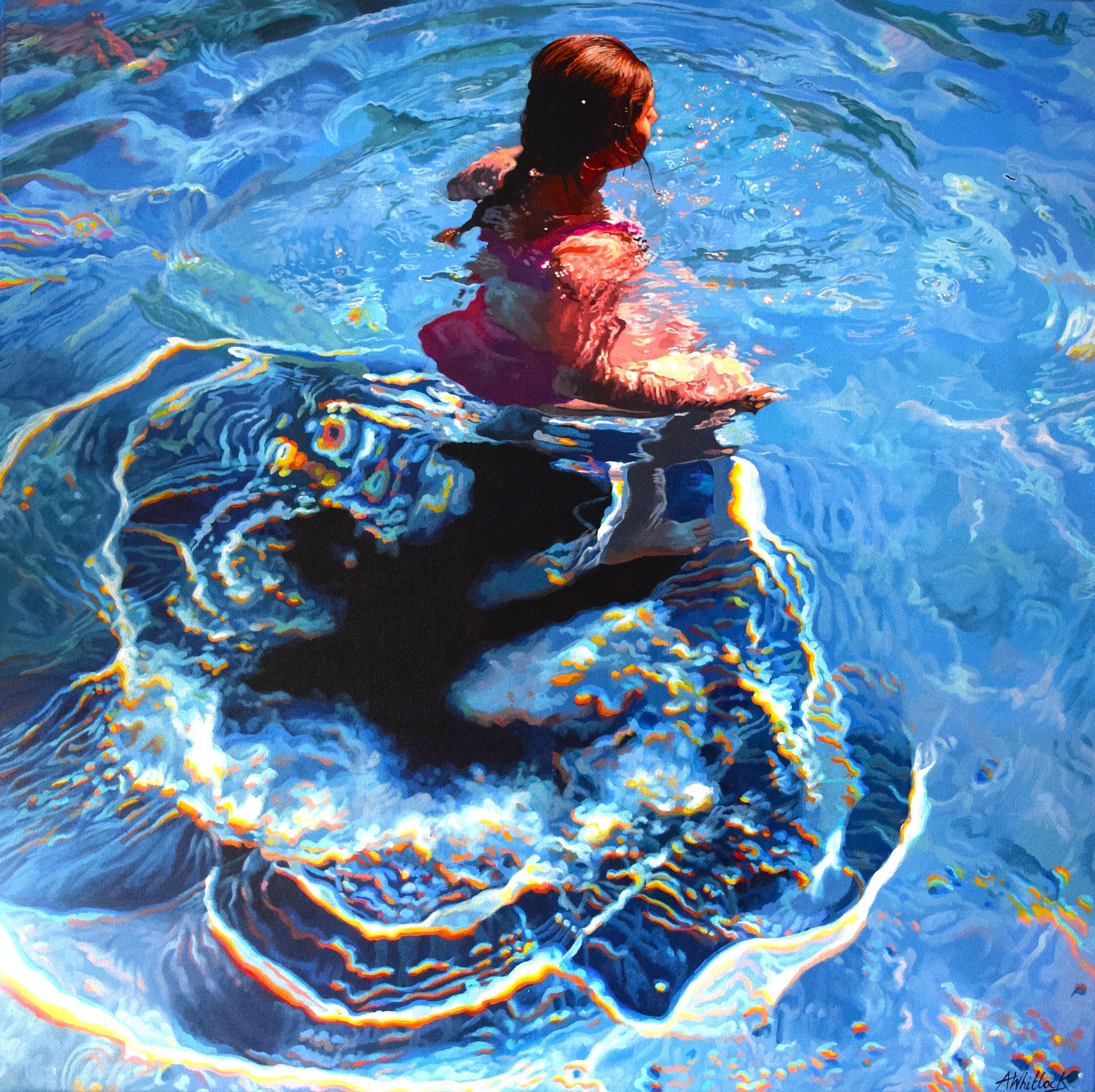 Whirlpool, Pittura, Acrilico su tela - Art di Abi Whitlock