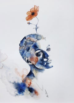 Espoir, peinture, aquarelle sur papier aquarelle