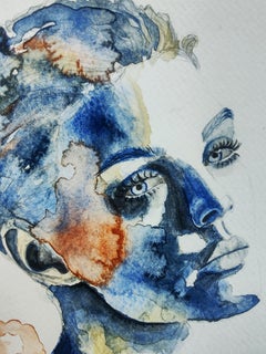 Espoir, peinture, aquarelle sur papier aquarelle