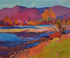 Colori d'autunno, Pittura, Olio su tela