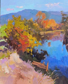 Borzhava, Pittura, Olio su tela