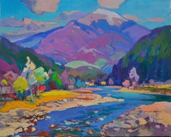 Kolochava Surroundings, Painting, Oil on Canvas