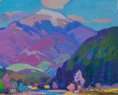 Kolochava Surroundings, Painting, Oil on Canvas