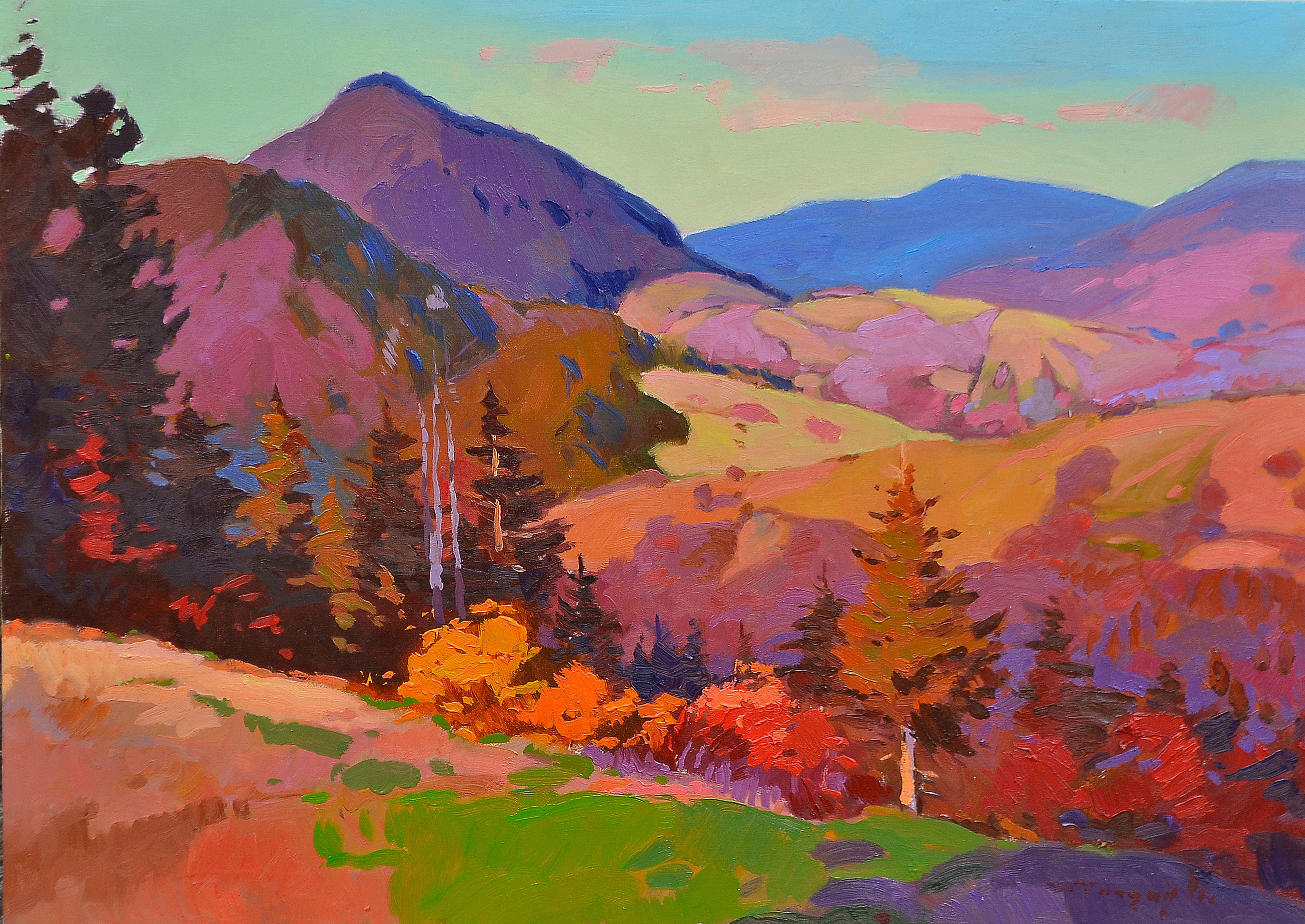 Picturesque Region, Painting, Oil on Canvas