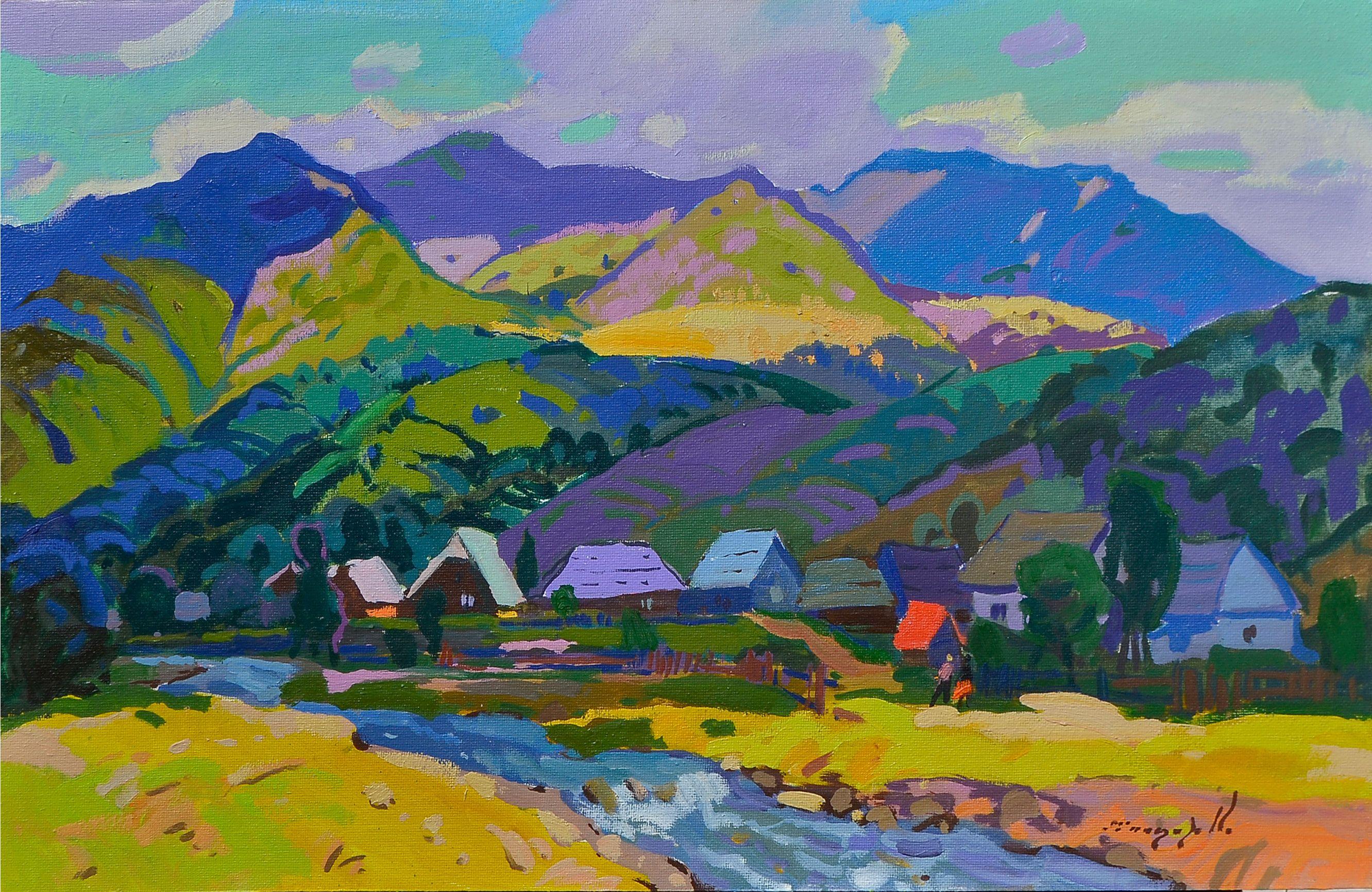 The Carpathian Harmony, Painting, Oil on Other