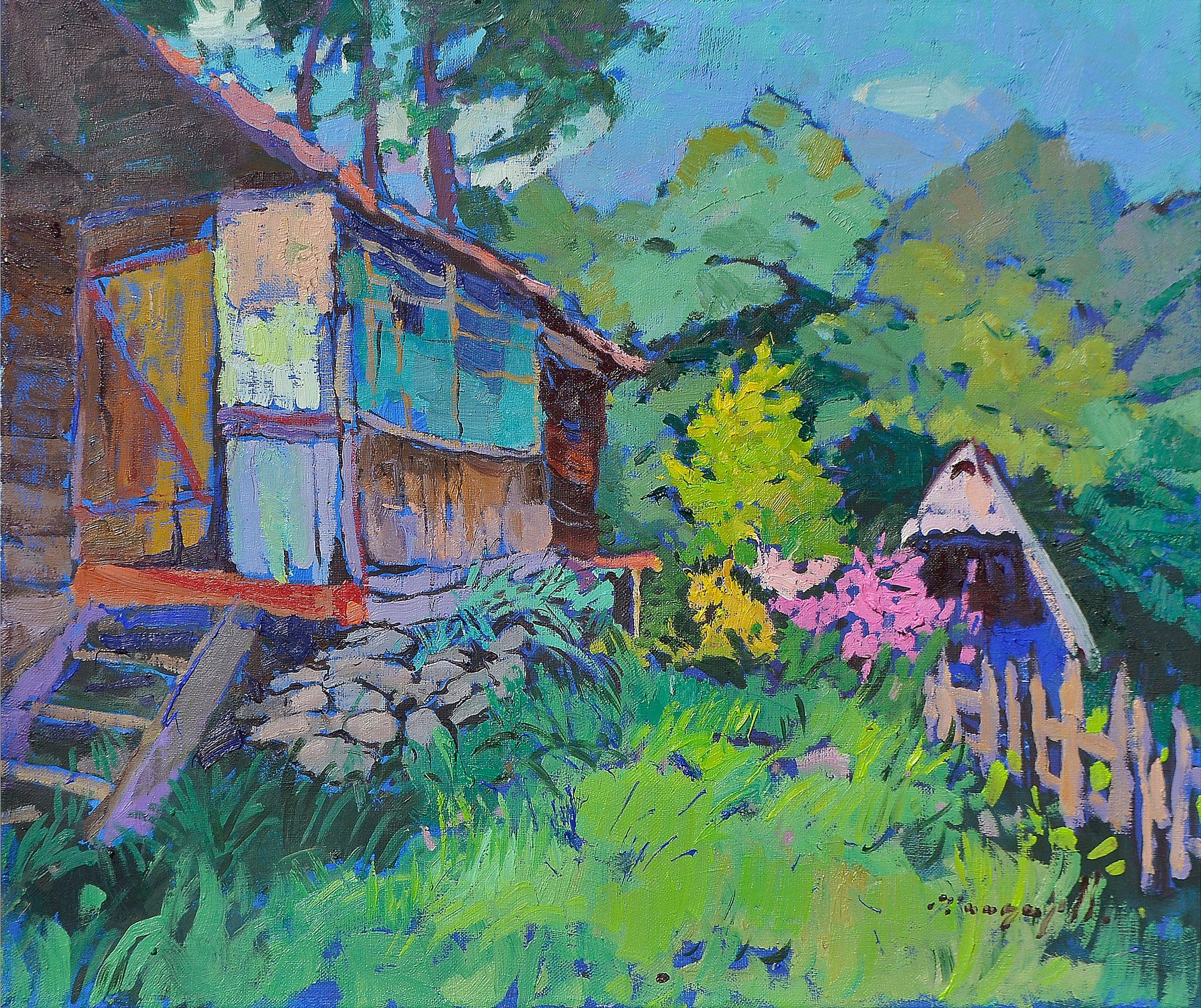 L'intimità dimenticata, Pittura, Olio su tela