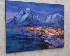 Lofoten Norway, Painting, Oil on Canvas