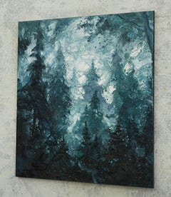 Forest Shadows, Painting, Oil on Canvas