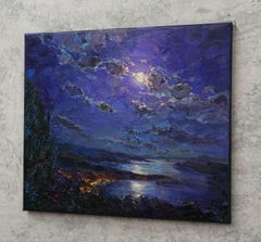 Magic of the Moon, Painting, Oil on Canvas