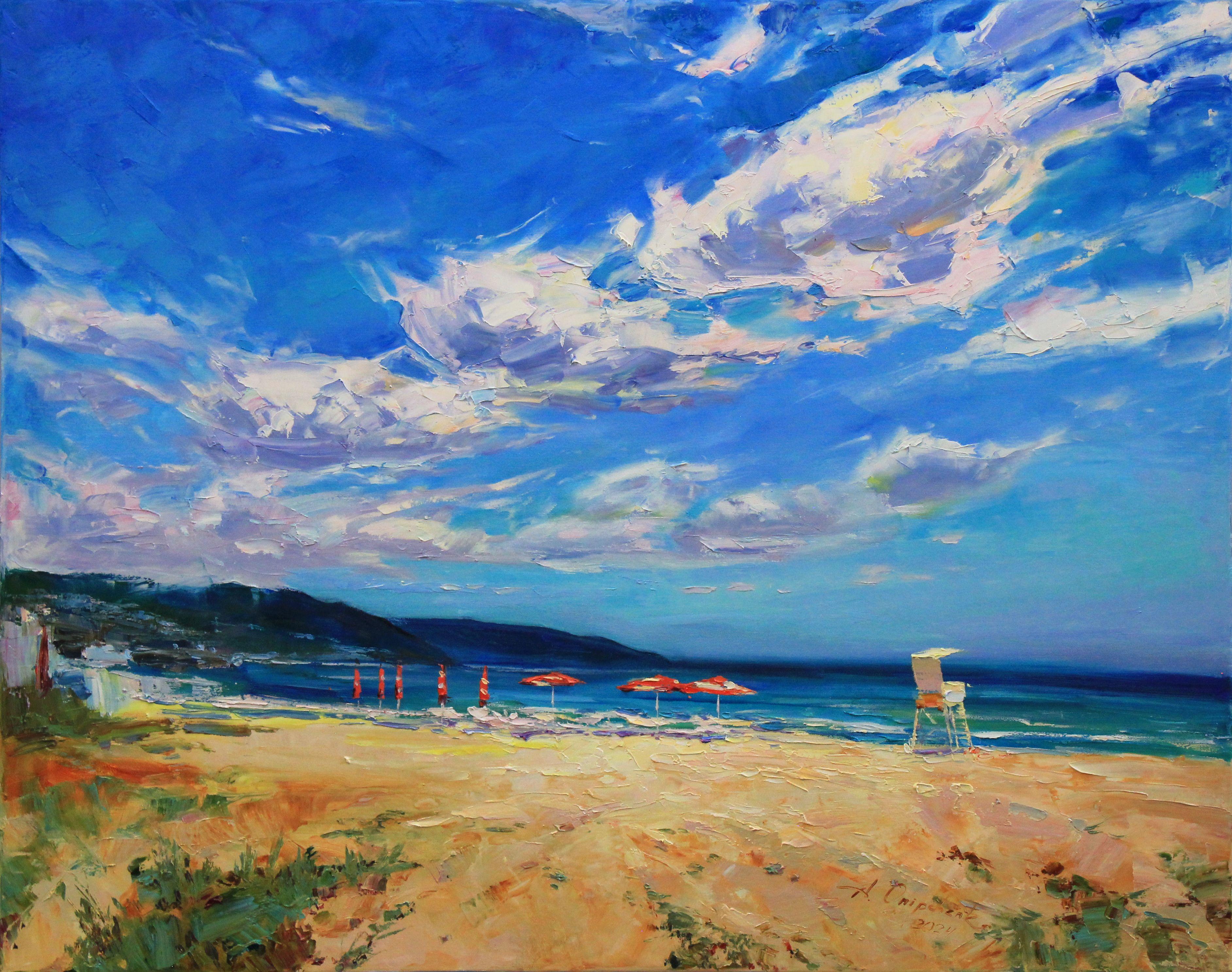 Summer morning, Painting, Oil on Canvas