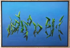Pickerel Weed Congregation, Painting, Oil on Canvas