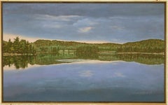 Vista Norte Lago Límite Sur, Pintura, Óleo sobre lienzo