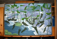 Pickerel Weed Fries, Gemälde, Öl auf Leinwand