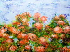 Red Roses, Painting, Acrylic on Canvas