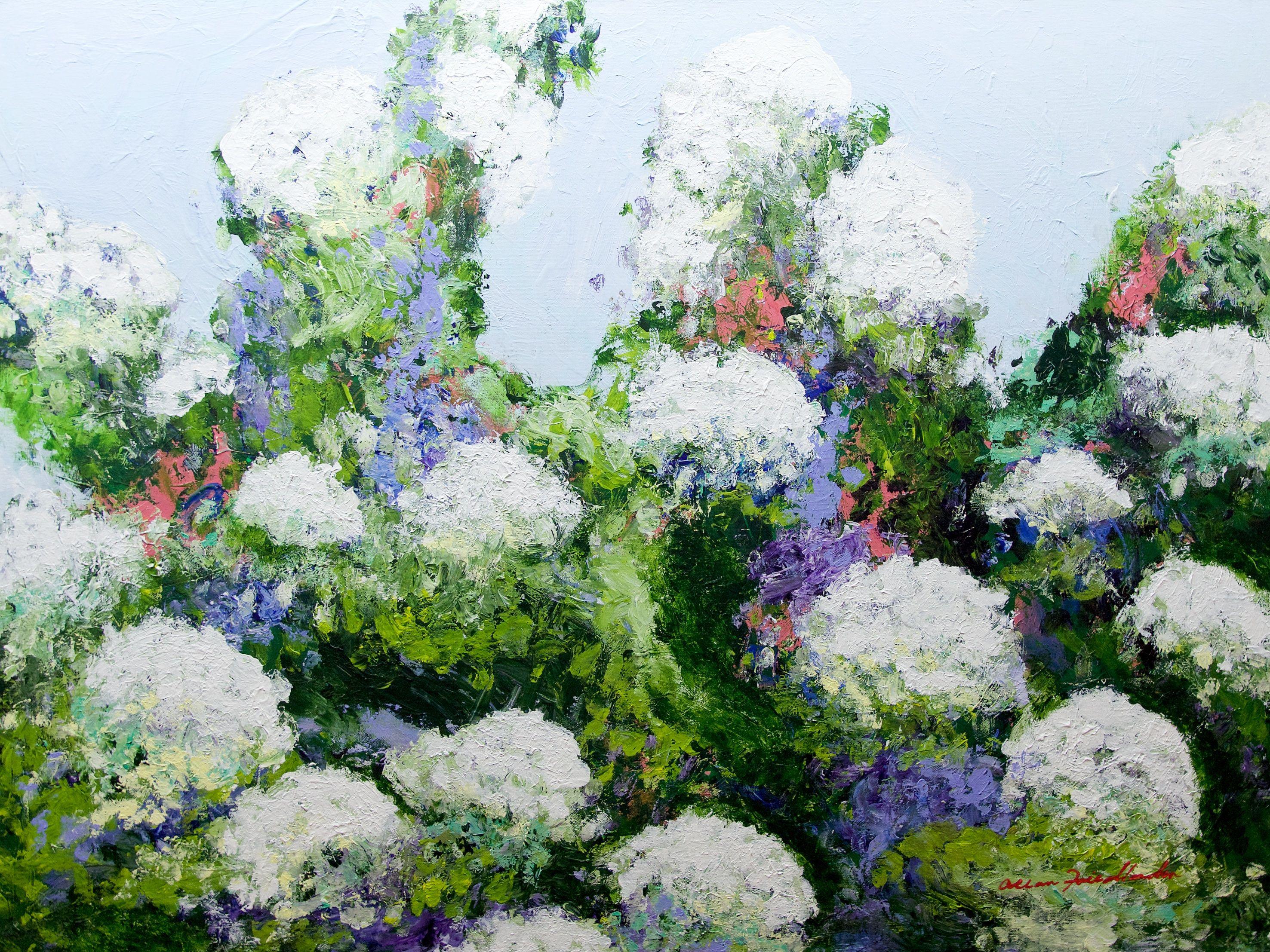 Mum's Garden, Painting, Acrylic on Canvas