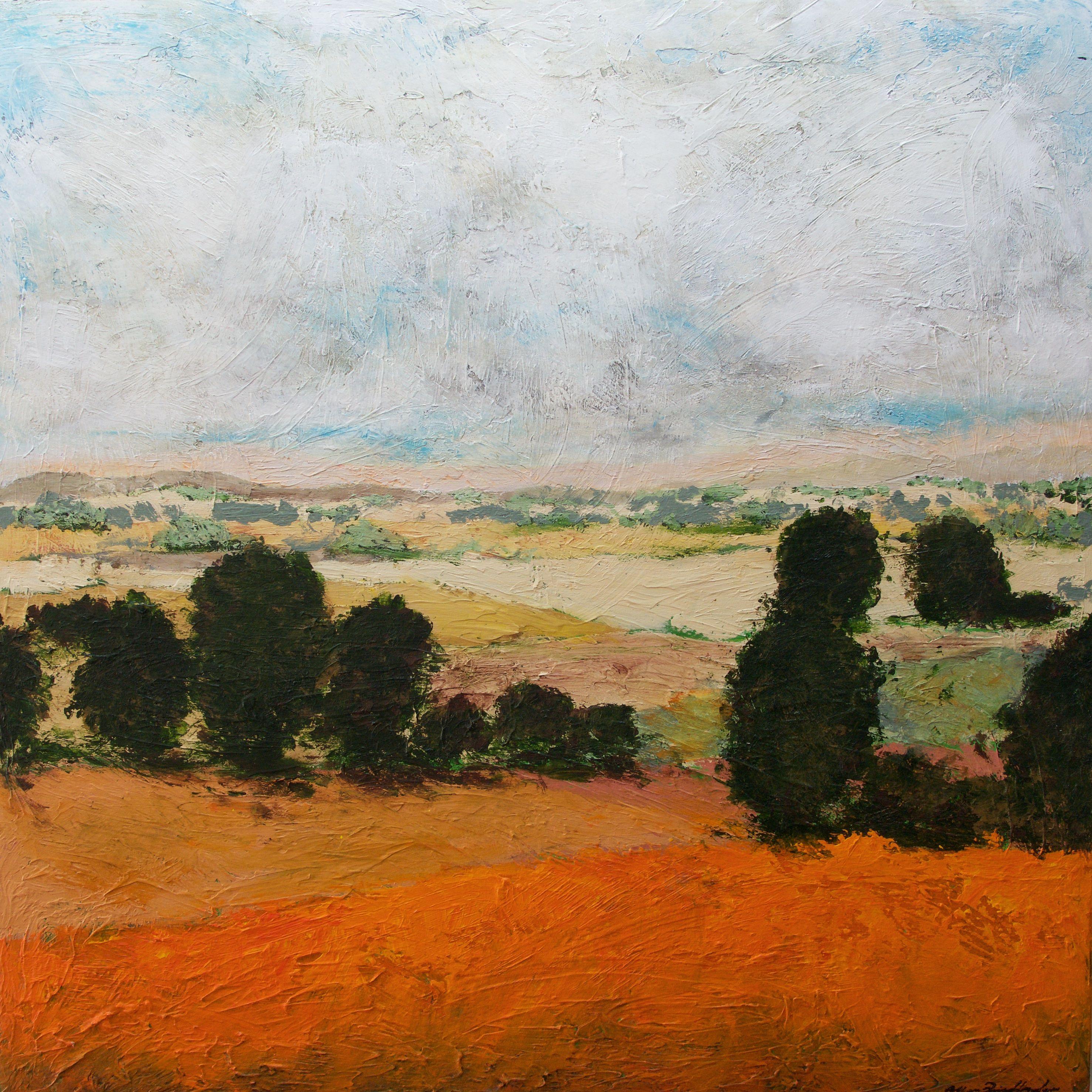 45 Acres, Malerei, Acryl auf Leinwand