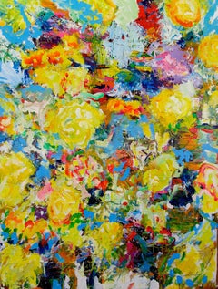 Flower Bed, Painting, Acrylic on Canvas